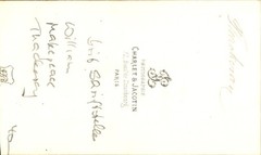 CdV Writer William Makepeace Thackeray, Portrait – 11055814