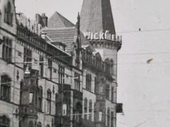Genuine Photo, Düsseldorf 1939- Graf-Adolf-Platz, tram (X)