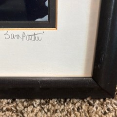Winter Nature Landscape Scene Signed Photograph Artwork by Sam Pathi Framed
