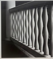 Original 1975 HOWARD BOND ‘Porch Railing’ ABSTRACT Modernist SIGNED Photograph