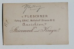 31816 CDV Photo GRAZ Schlossberg Around 1870-1880 Photographer PLESCHNER