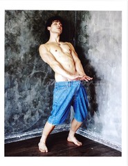 11 X 8.5 Alan Lyon Original Male Photo gay interest (9) Josh shorts