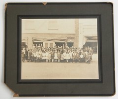 Vtg 20s Photograph Compton CA Christian Church Group Front C.E. ROZELL Jewelry