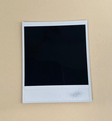 Polaroid Instant Photo Black and White – Female Nude, Portrait Alignment