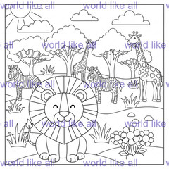 68 Kids mix Coloring Pages Printable Bundle | Digital Download