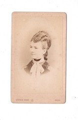 Leopold Bude CDV Photo Lady Portrait / Named – Graz 1870s