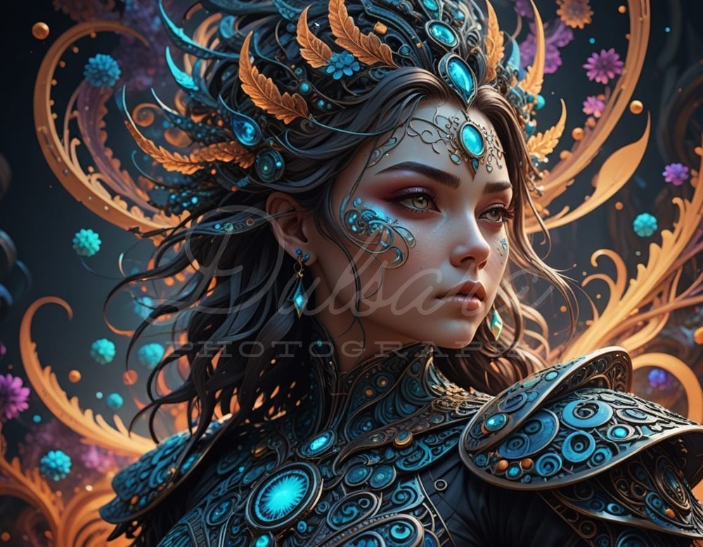 Fantasy Queen AI Art, Warrior Princess,Mystical Goddess Wallpaper Background HD
