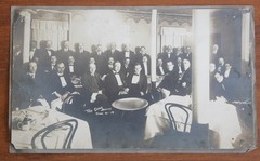 Rare Vtg 1910s TAU Cross Society Photograph Secular Franciscan Fraternity 1914