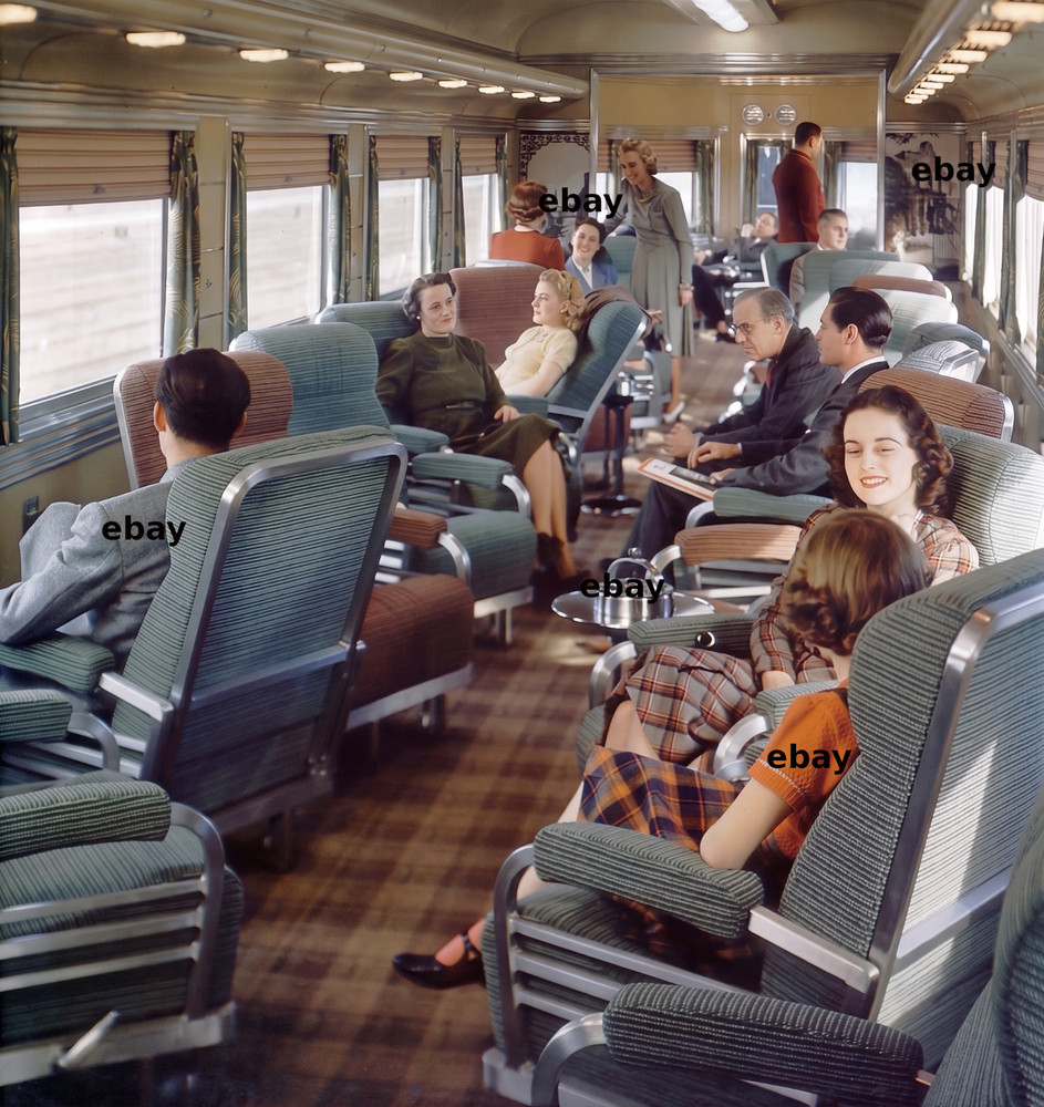 Photo Art Print of Parlor-Observation Car Southern Pacific’s Daylight 1950’s