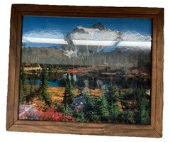 Snow Mountain Landscape Framed Photo Wall Art Décor