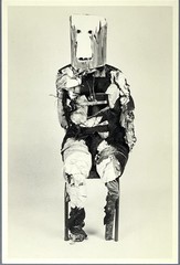 David Finn (b. 1952) Art Show Announcement Card 1986 – Masked Figures