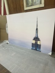 Empire State Building Giant Scale Plexiglass Mounted Photograph