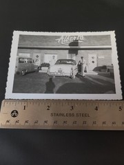 Vintage Photo 50s 60s Albert’s Ford photo Texas license plate