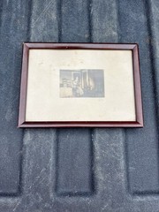 framed, hand-tinted photograph by Wallace Nutting