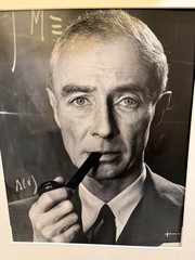 PHILIPPE HALSMAN “Dr. J. Robert Oppenheimer” 1958 Signature Portrait Print Rare