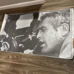 Vintage Paul Newman Movie Photo Original 1971 Studio Proof Hollywood Print Large