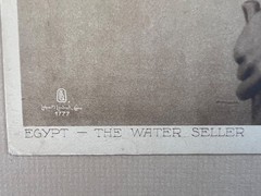 Lehnert and Landrock Antique Photo “The Water Seller” w/ Matt