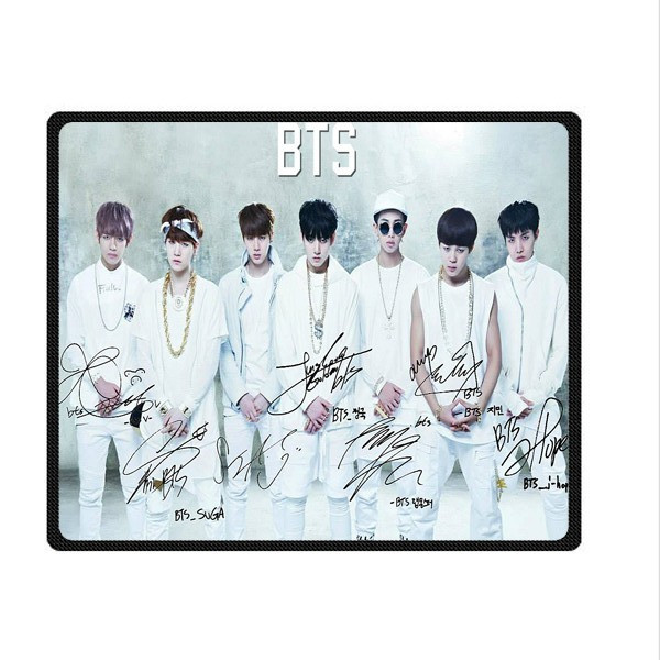 great bts Soft Warm Single-Side Printing Flannel Fleece Blanket