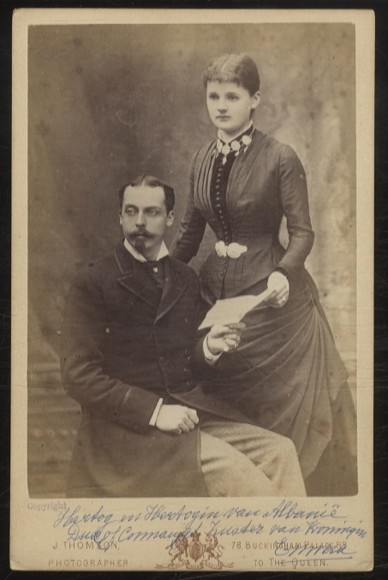 Cabinet Photo Duke Leopold of Albany and Duchess Helene, b… – 12019