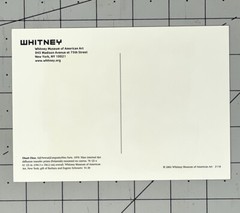 Chuck Close – Self-Portrait 1979 Whitney Museum Art Photo Card 2002