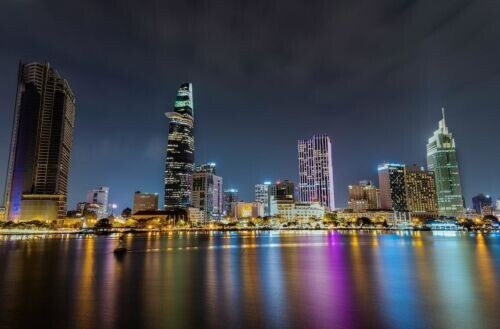 Digital Image Picture Photo Pic Wallpaper Background Water Lights Nighttime