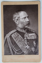 33926 CAB Photo ALBERT King Of Saxony Around 1890 With Order Monarchy