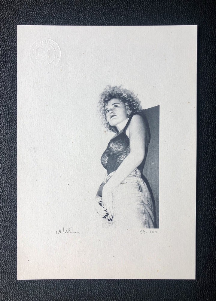 Erotic B/W Photo “Young Girl” Theme 4 Circa 1989 Signed & Limited 99 of 100