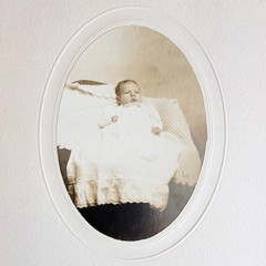 Large Gelatin Silver Print Cabinet Card Bifold Trifold Set of 2 Vellum