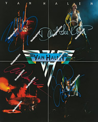 VAN HALEN BAND REPRINT AUTOGRAPHS 1978 8″x10″ Photograph