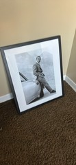 Framed Sean Connery Print James Bond Black & white Sonic Editions 74/495 007