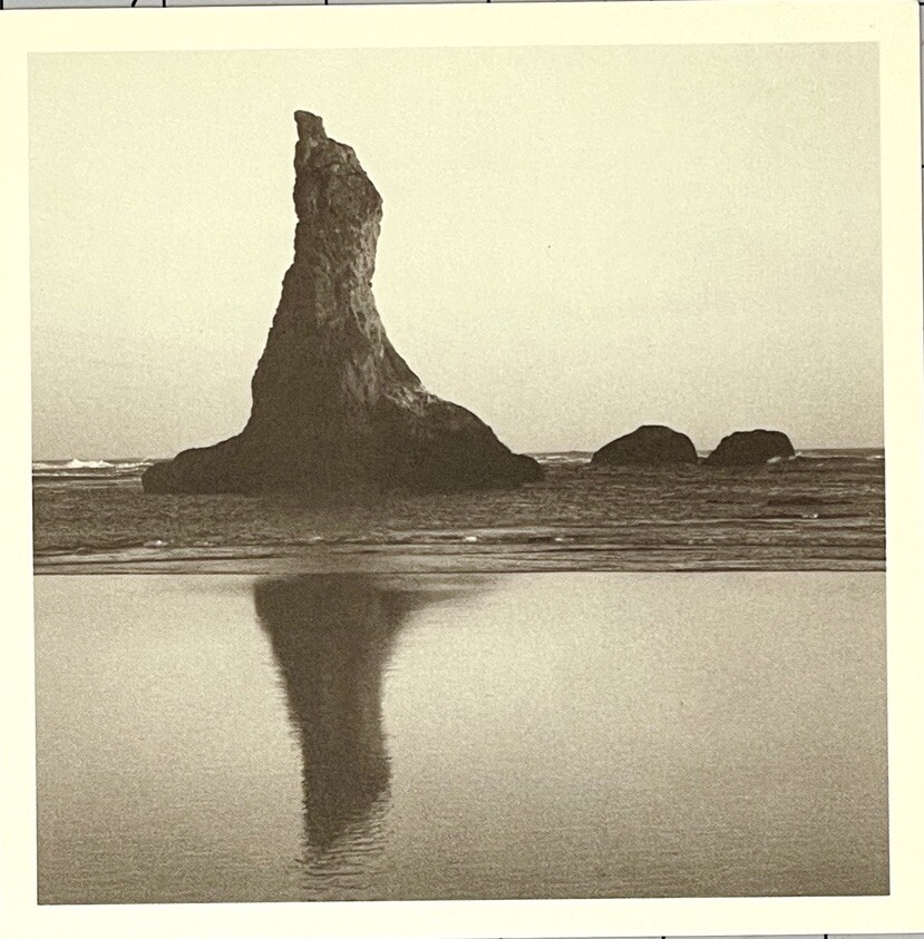 RENA BASS FORMAN – Mythic Seascapes – 1994 Art Announcement Card