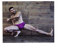 11 X 8.5 Alan Lyon Original Male Photo gay interest (5) Alex purple