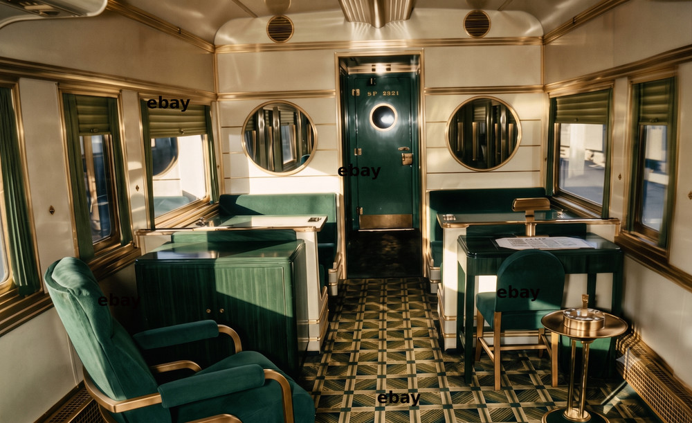 Photo Art Print of the SP Daylight Limited Observation Car area, ca. 1937