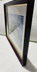 Mike Kelly Framed Limited Edition Photograph Polar Bears in Snow Signed 16/1200