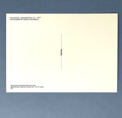 Gérald Incandela (b. 1952) The Capital Washington DC 1977 Print Card Fotofolio