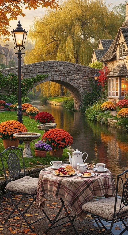 8*10 cozy cottage house photo print warm beautiful home wall art decor bedroom