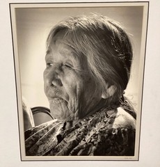 Vtg Apache Native American Elder Women Portraits Camp Verde Arizona 16×20 Blk&Wh