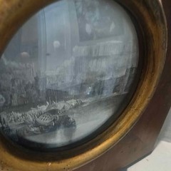 Picturesque Views Wood Framed Porthole Convex Maritime Photo JMW Turner Framed