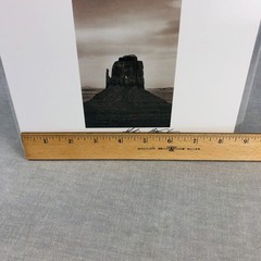 Art Photography Sepia MOONRISE PANORAMA Monument Valley Utah Alain Briot Signed