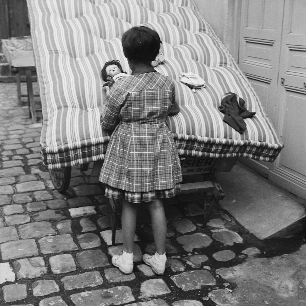 Baryte Print Photo Spain Child 1960 Format 40x40cm
