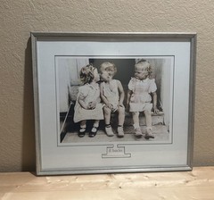 Baldwin Bruwell’s 1957 Black & White Children Photograph “Il Bacio” “The Kiss”