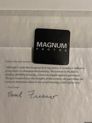 Mint! SIGNED PAUL FUSCO RFK FUNERAL TRAIN 2019 LIMITED EDITION MAGNUM 6×6 PRINT