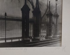Pierre LePre 1920 “Cathedral in the Fog” silver gelatin B&W print ** New Orleans