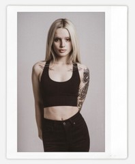 Art model Bradley Instax Wide Instant Film Print