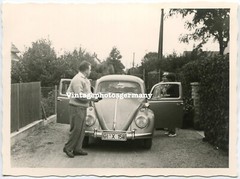 D7870 Photo 1960s VW Beetle Volkswagen Auto Passenger Car