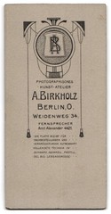 Photograph A. Birkholz, Berlin, mother and daughter with long braided braid
