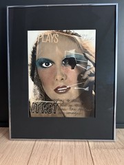 Judith Golden Plays It Hot 1977 Artist Proof AP Signed Photo Mixed Media 70s