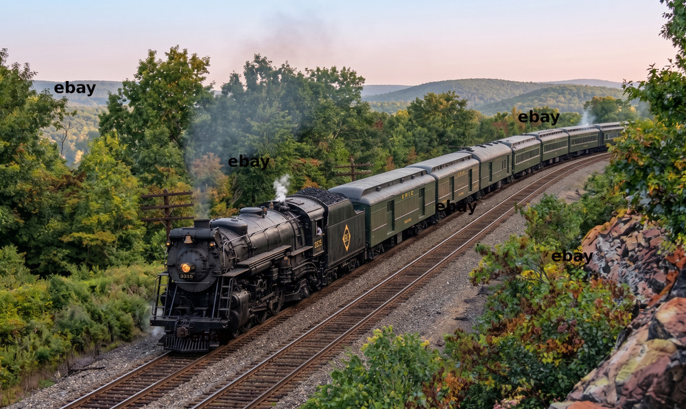 Photo Art Print of the Erie Railroad’s Erie Limited at Port Jervis NY ca. 1940s