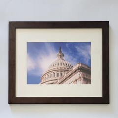 Signed U.S. Capitol Building Dome Photograph Framed 16×20 Art Print Taylor DC