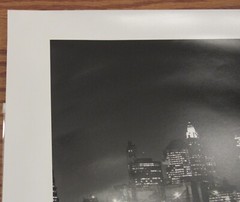 Signed Henri Silberman photograph Brooklyn Bridge New York City 16×20″